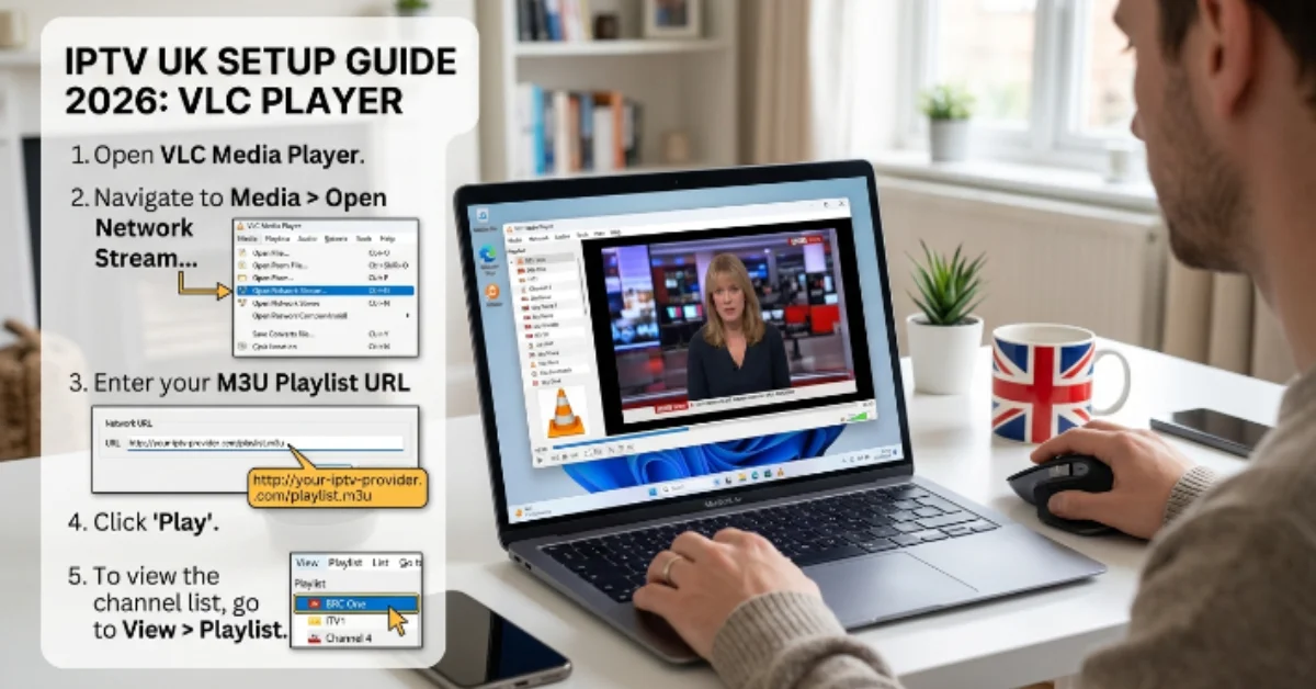How to Add IPTV Channels to VLC Media Player (IPTV UK Beginner Guide)