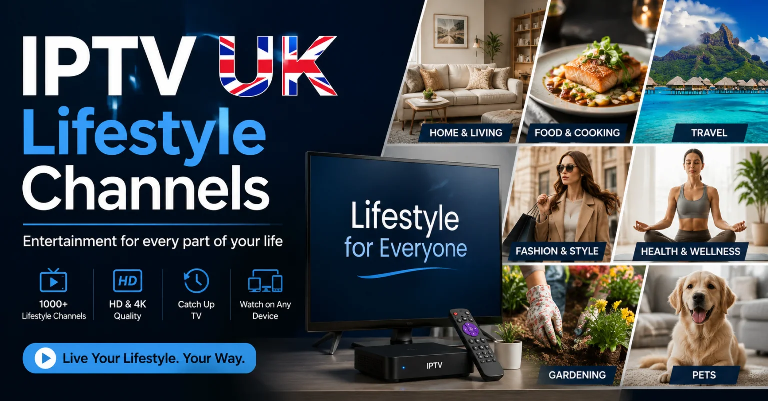 IPTV UK Lifestyle Channels: Your Complete Guide to Home, Travel & Entertainment