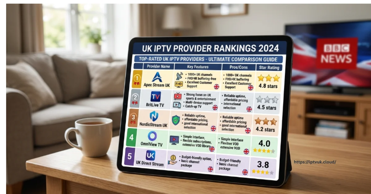 IPTV UK Providers Ranked for 2026